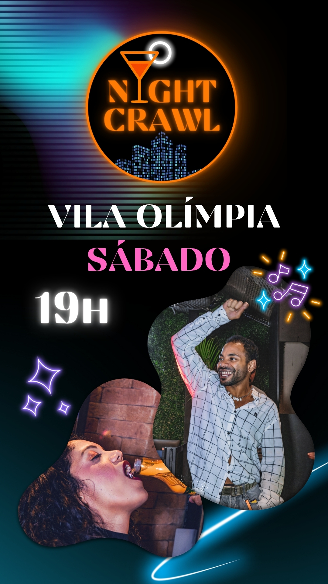 Night Crawl (Sábado) - Vila Olímpia