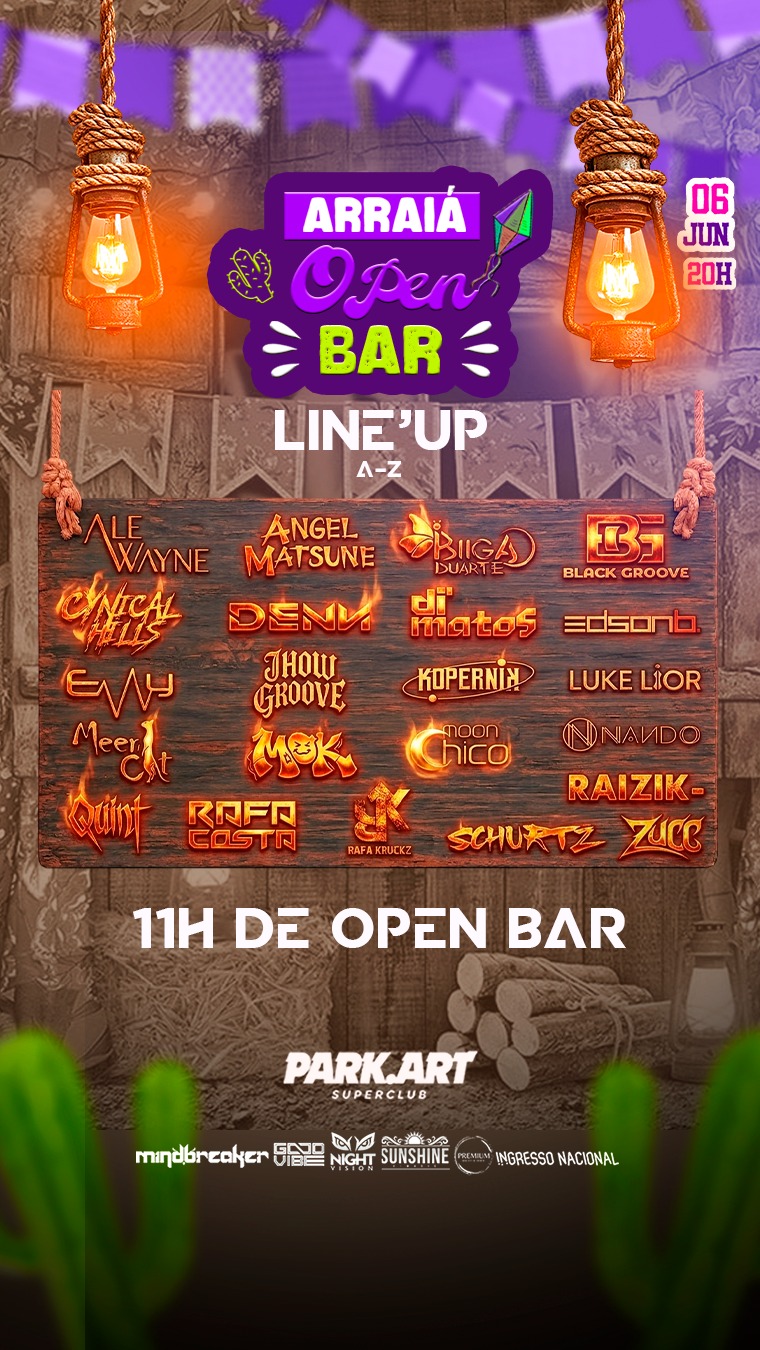 Park Art: Arraiá Open Bar